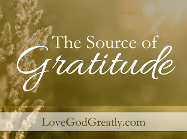 Source of Gratitude