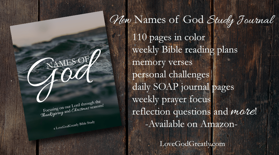 Our brand NEW {Names of God} Study Journal is now on Amazon!
