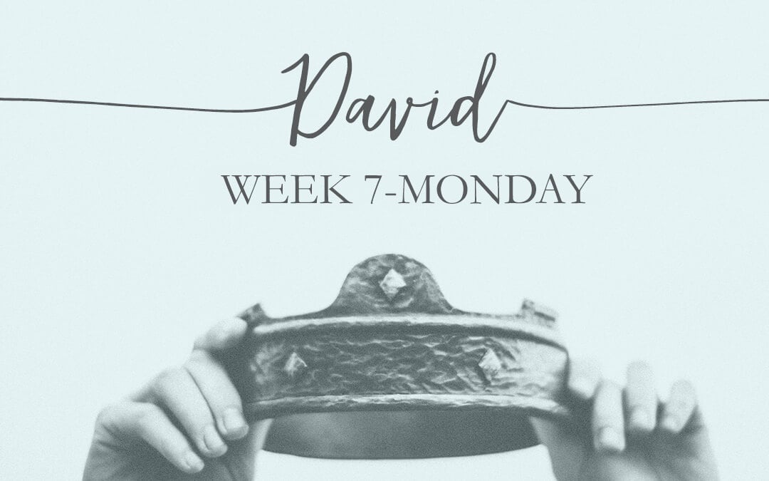 Week 7: David- The Man After God’s Heart