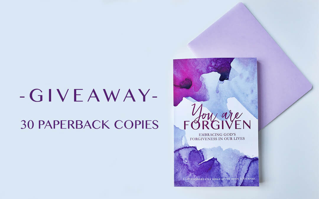 |GIVEAWAY| 30 Copies Of YOU ARE FORGIVEN!