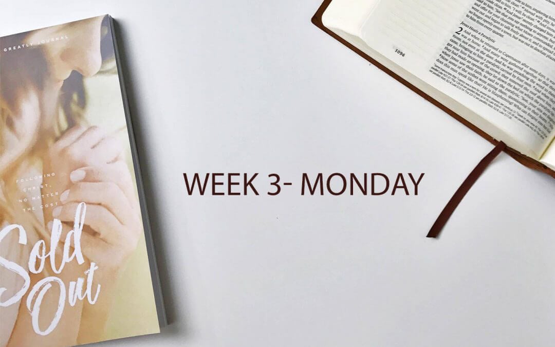 (Week 3 Monday) An Unknown Disciple