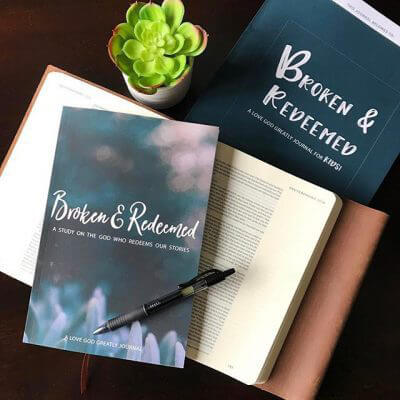 Broken and Redeemed Journal for Kids