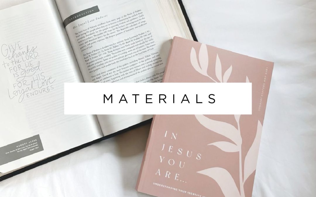 In Jesus You Are . . . Materials Now Available!