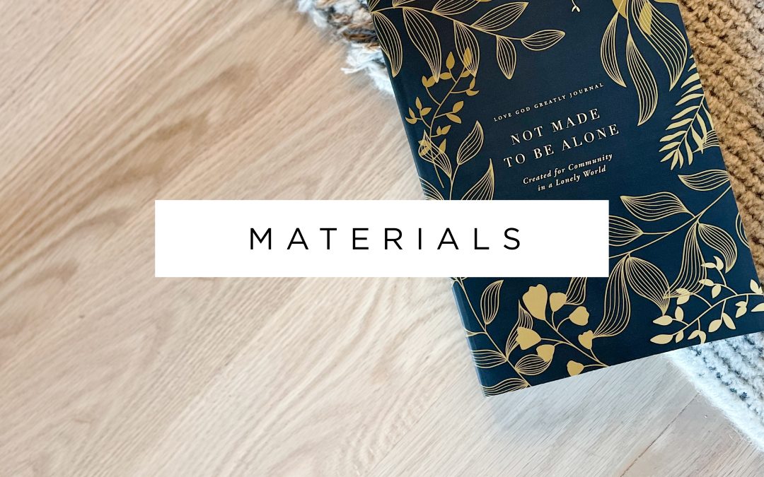 Materials Now Available!